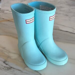 Hunter Turquoise Rain Boots